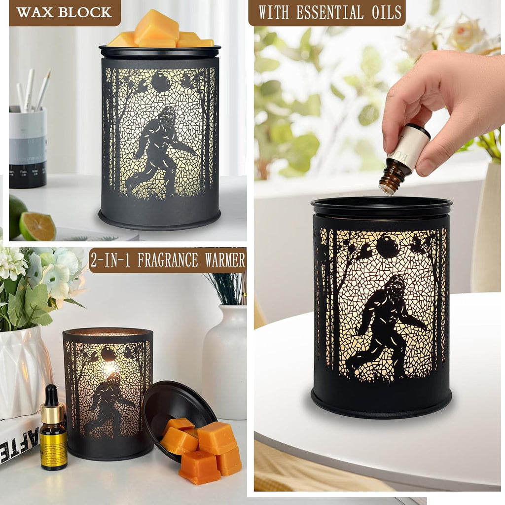 scentsy Wax Warmer for Scented Wax melt Warmer Wax Melter for Candle Making lamp Candle Warmer Plate Oil Burner for Home Decor and Gifts for Holiday （Bigfoot/Mythological Animal）…