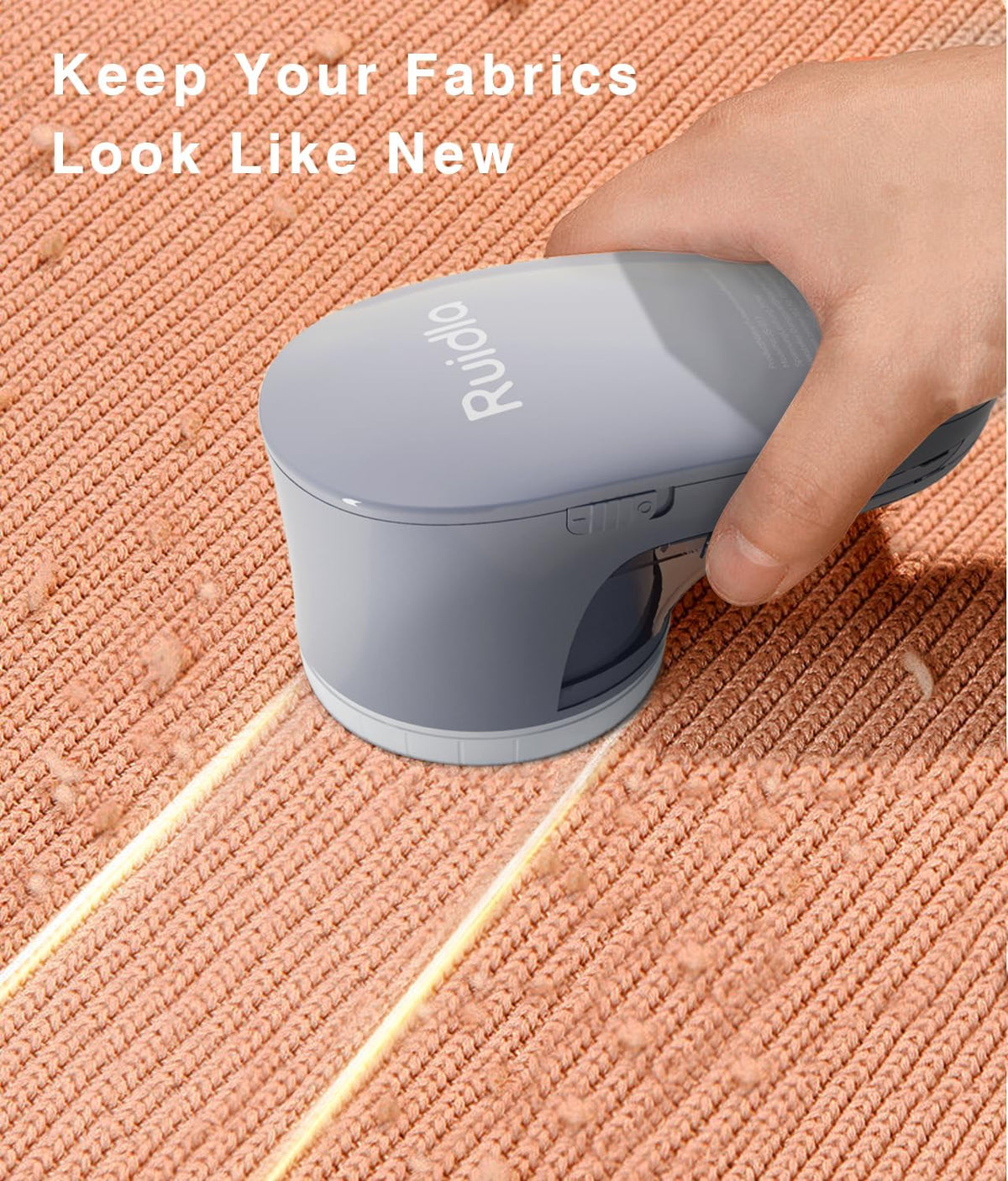 Ruidla Fabric Shaver Lint Remover,Sweater Shaver with Replaceable Stainless
