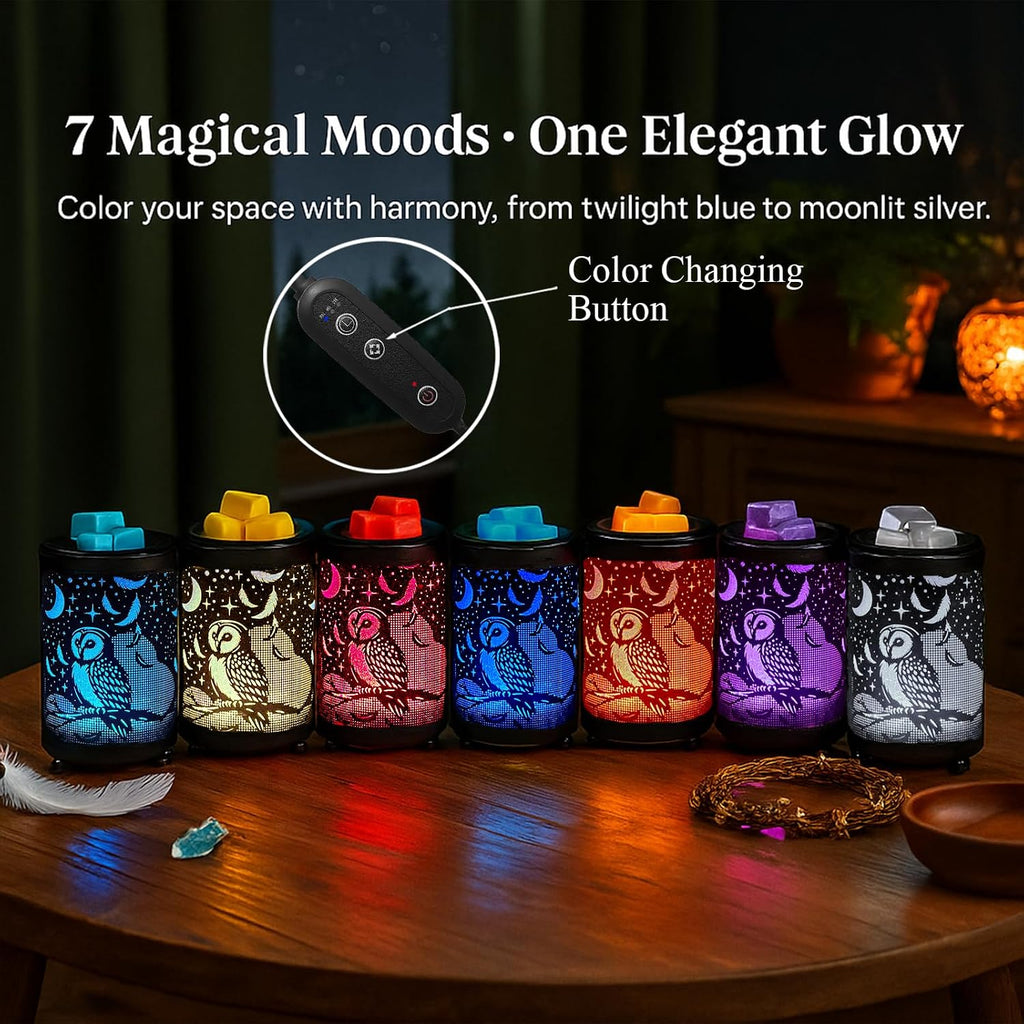 Leyoue Wax Warmer, Wax Melt Warmer with PTC Heating Plate & 7-Color LED