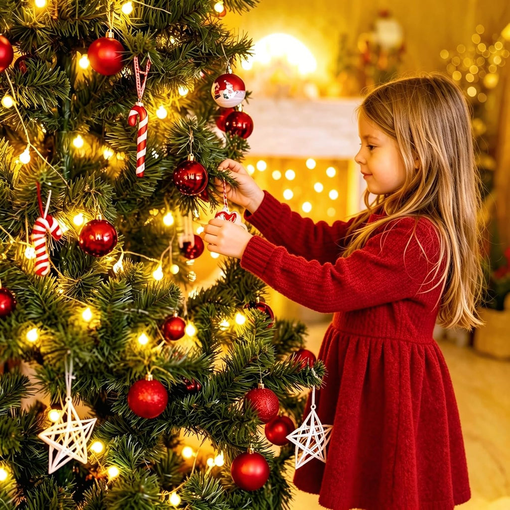120LED Fairy Lights Plug in, 39ft Warm White Globe String Lights Indoor