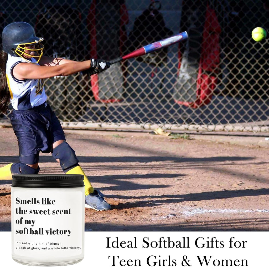 Softball Gifts for Girls, Softball Coach Gifts, Softball Candle