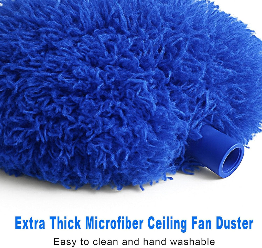 Ceiling Fan Cleaner Duster with Extension Pole, 15–88 Inch Long Duster