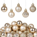 HipTree 30ct 1.18" Champagne Gold Mini Baubles Xmas Halloween Tree Decor