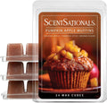 ScentSationals Pumpkin Apple Muffins Scented Fall Wax Melts 10oz (24 Cubes)