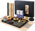 29 Pc Brass Incense Burner Kit for Powder Stick Cone Coil (Glod)