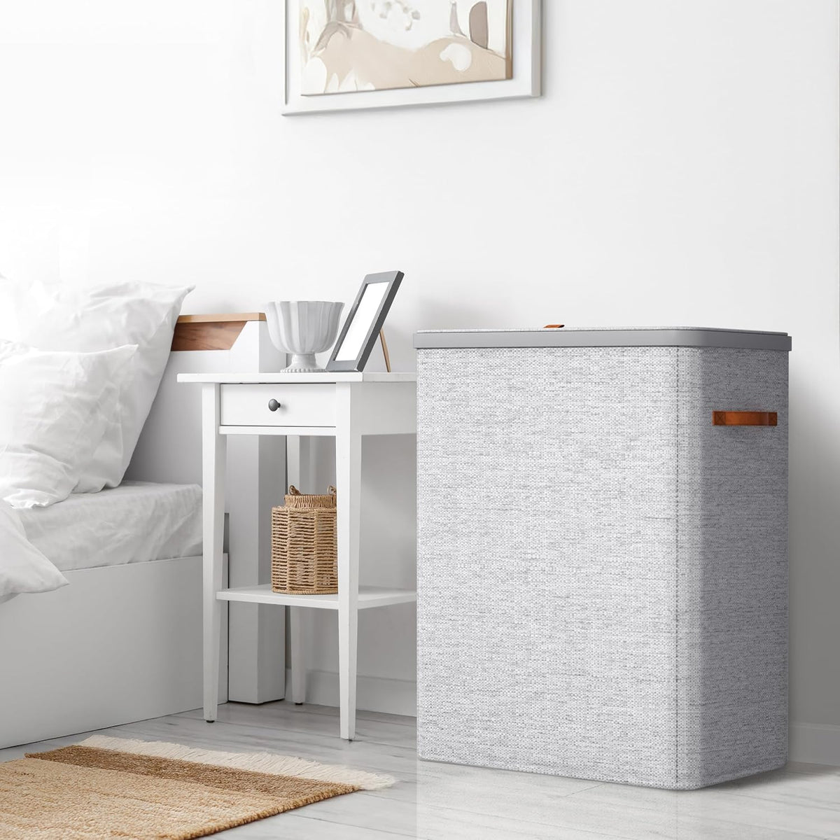 Sorbus Fabric Laundry Hamper - Collapsible Laundry Basket with Removable Laundry Bag - Durable Clothes Organizer for Bathroom, Bedroom, or Laundry Room - Space Saving Design