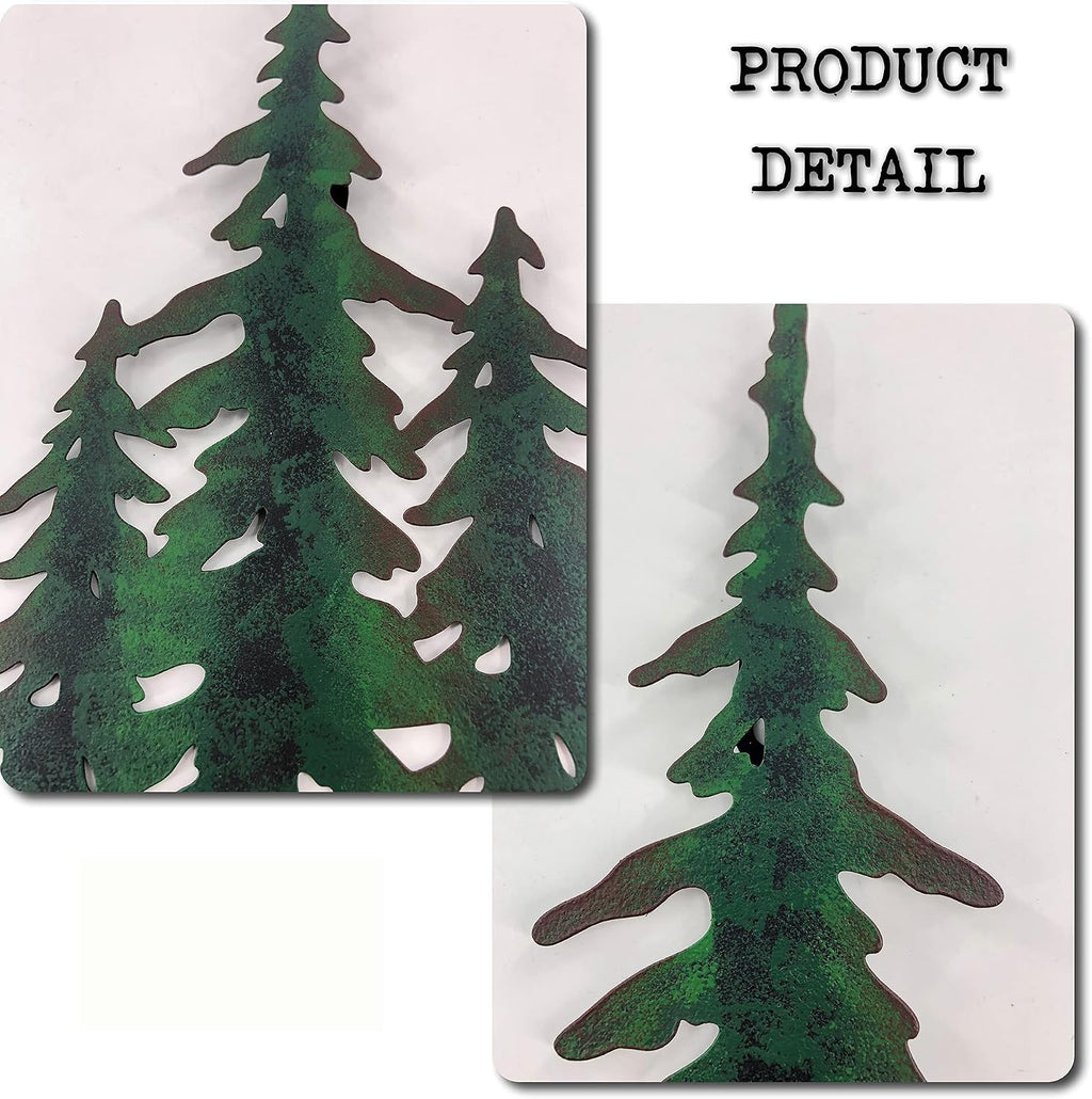 Pine Decoration Pine Metal Wall Art Outdoor Metal Wall Art Tree Wall Art