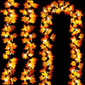 Timer&3 Pack Thanksgiving Decorations 30Ft Fall Garland with Lights 60LED