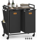 VASAGLE Laundry Hamper 2 Section, Laundry Sorter, 26.4 Gal. (100 L)
