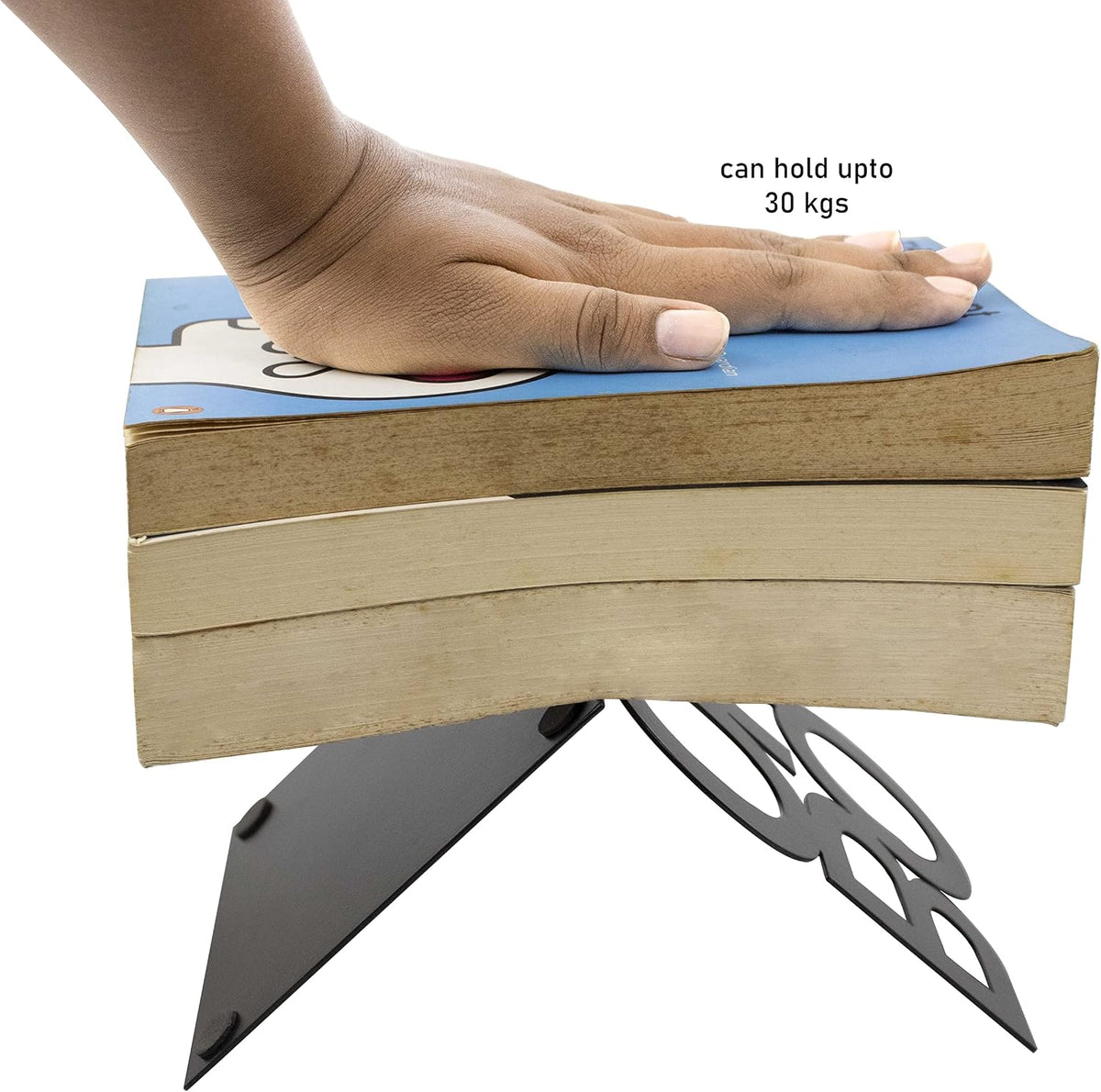 Spillbox Metal Non Slip bookends Book Shelves Shelf Study Table Home Decor Holders Case Bracket Stand Heavy Duty Set Home Office - Book