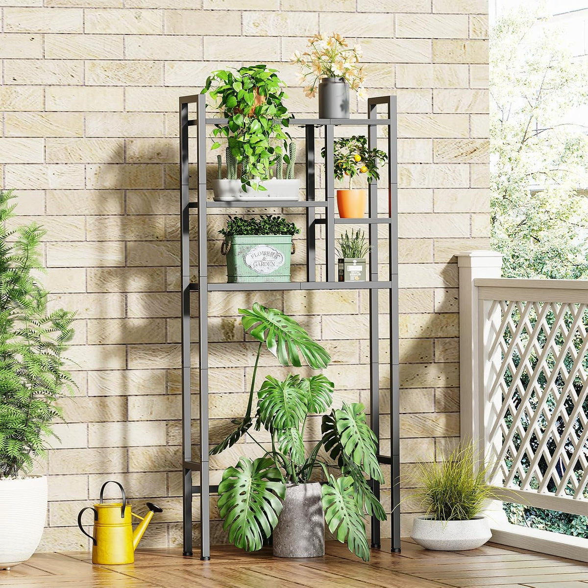 Asgolion Over-The-Toilet Storage Rack, 3-Tier Bathroom Shelves Over Toilet
