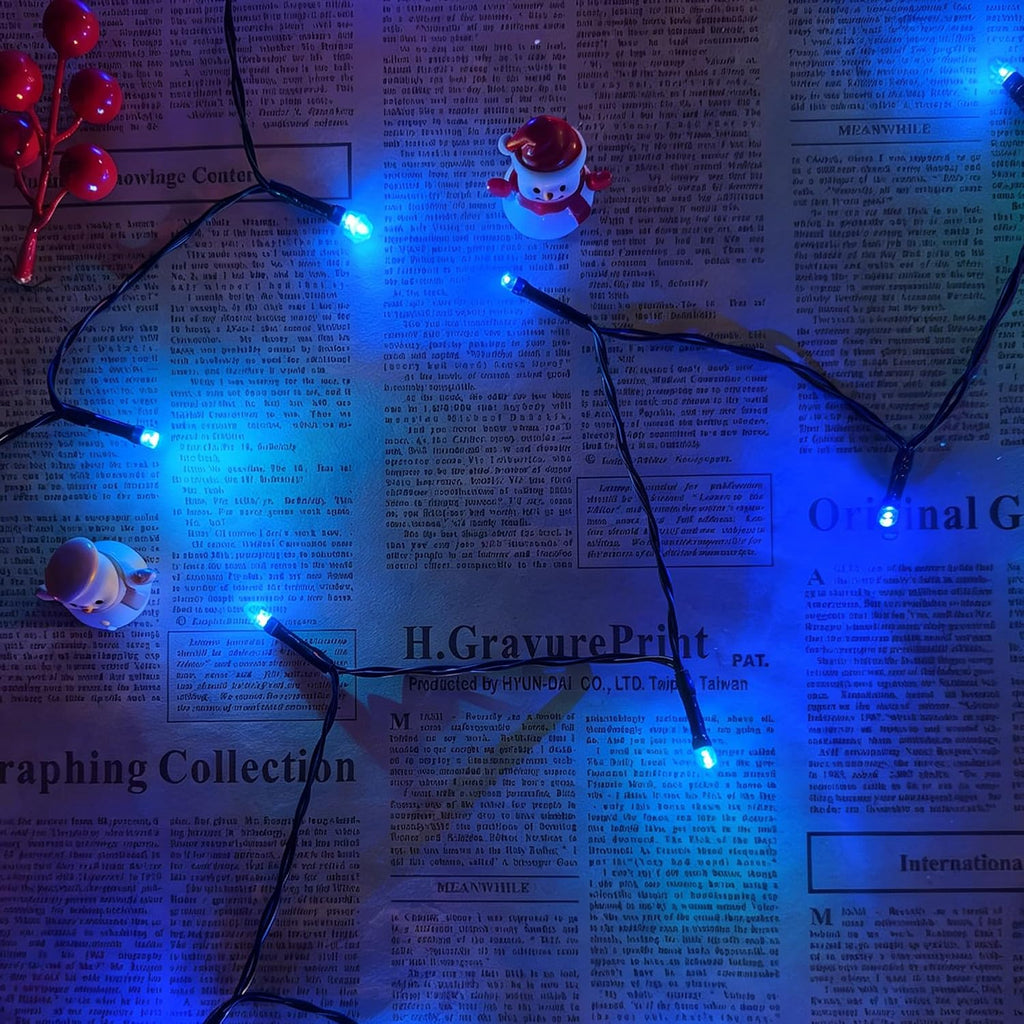 2 Pack Battery Operated String Lights - 9.8ft 30 LEDs Blue
