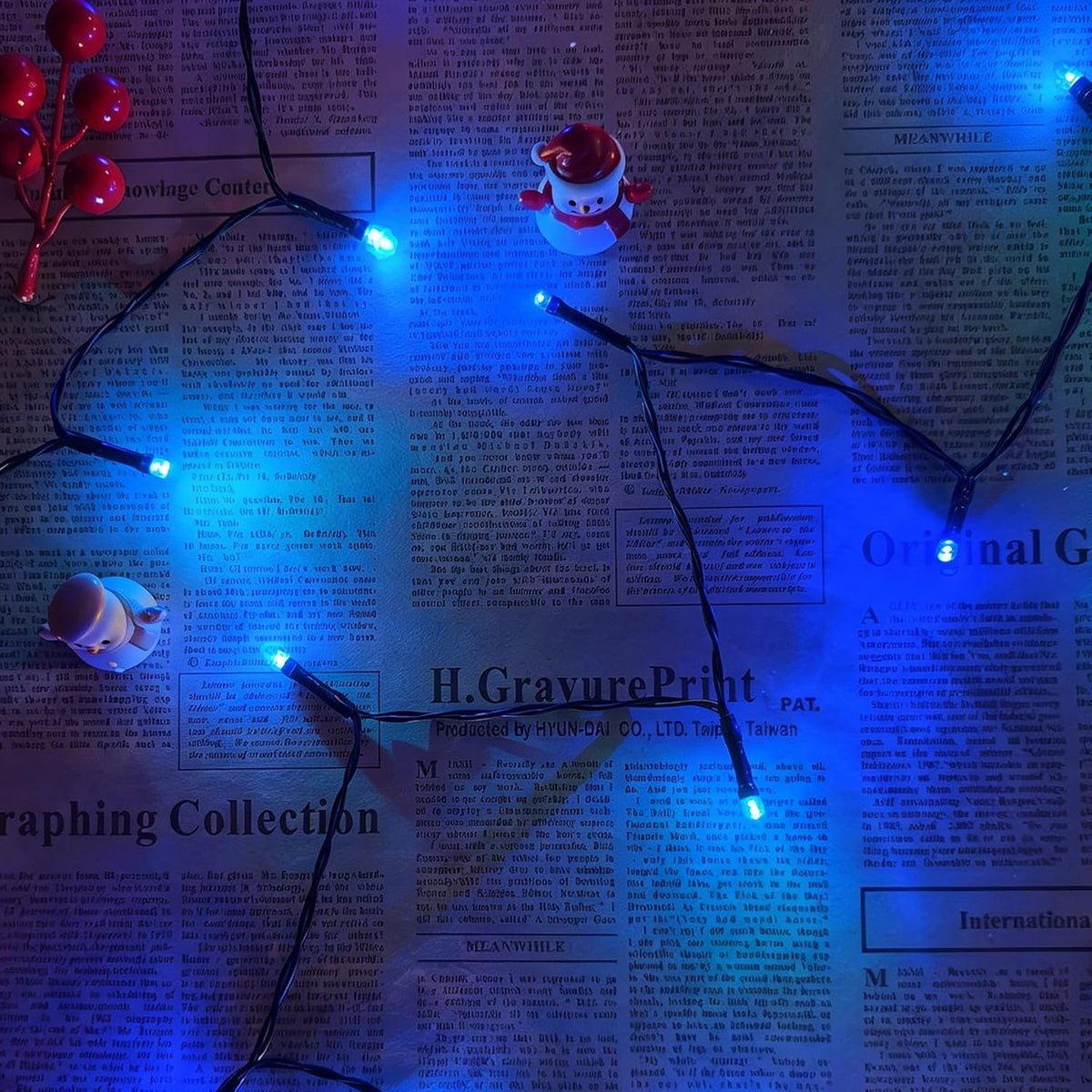 2 Pack Battery Operated String Lights - 9.8ft 30 LEDs Blue
