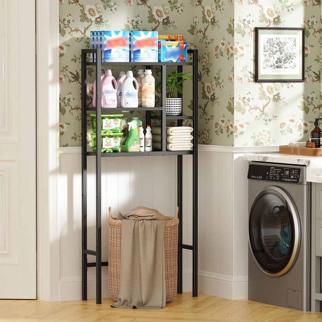 Asgolion Over-The-Toilet Storage Rack, 3-Tier Bathroom Shelves Over Toilet