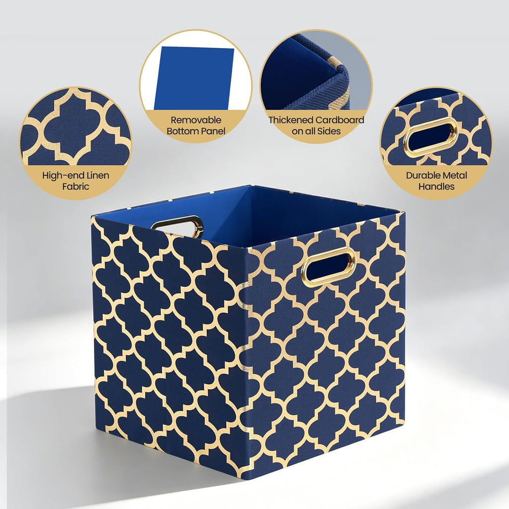 11x11x11 Storage Cube Bins, Collapsible Storage Bins Fabric Storage Cubes