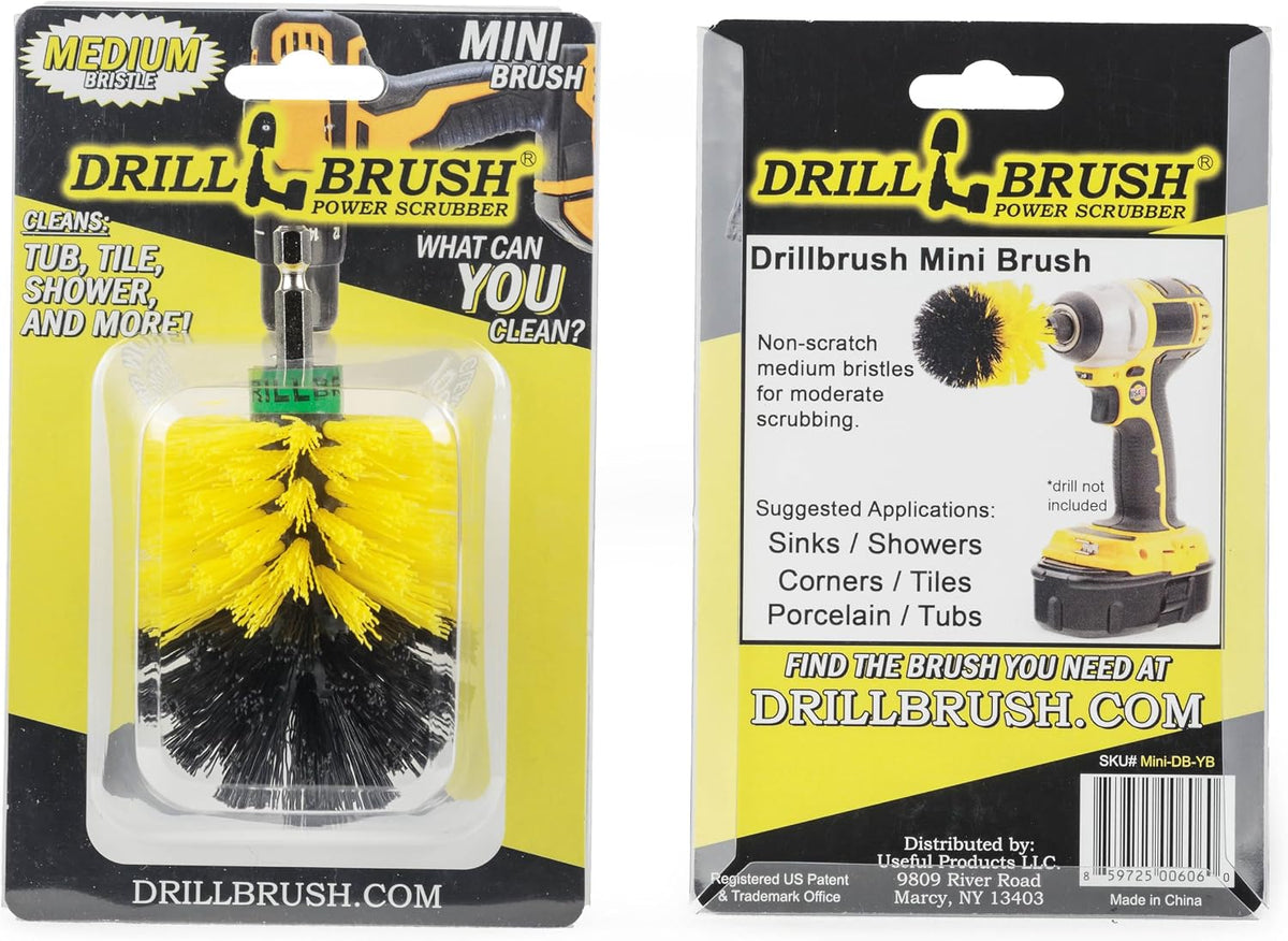 Bath Mat Cleaner - Bathroom Brush - Bathtub Scrub Brush - Sink Cleaner