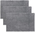 3-Pack Microfiber Mops Refill Pads for 14 Inch Mop (Gray)