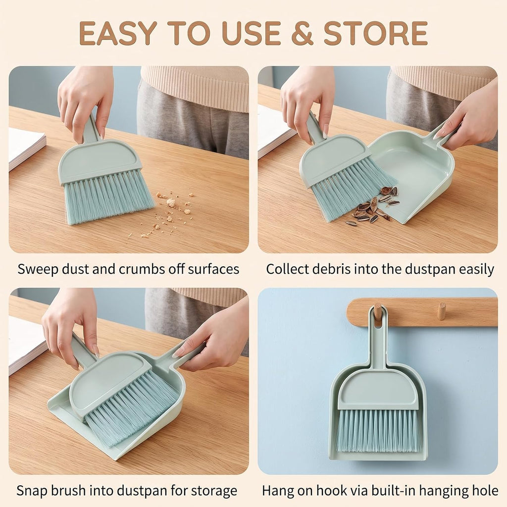 Mini Dustpan and Brush Set Small Pet Cage Cleaning Supplies