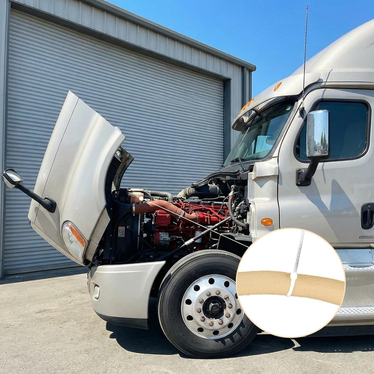 AGPTEK Cable Sleeve, 10ft - 4/5 inch Cord Protector for Pets, Wood Color