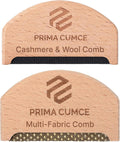 2 PCS Wooden Sweater Comb for De-Pilling Cashmere, Wool, Knitwear, Manual Lint Remover, Portable Depiller for Clothes, Fuzz, Bobbles, Pilling Shaver, Fabric Defuzzer, Sweater Care Tool