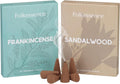 Folkulture Fall Incense Cones Frankincens & Sandalwood- Set of 2 (30 Cones)