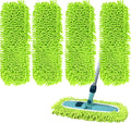 4PCS 13''~16'' Microfiber Dust Mop Pads Compatible with Leifheit 55210