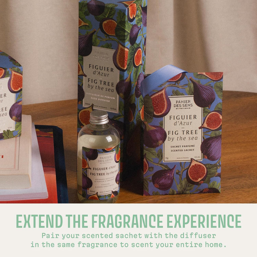 Panier des Sens Mediterranean Fig Scented Sachets, 2-Pack, 1 oz