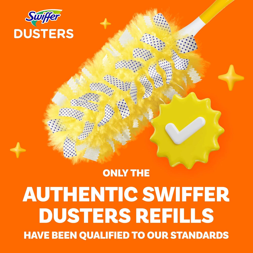 Swiffer Dusters Heavy Duty Multi-Surface Duster Refills for Cleaning, Lavender, 11 Count (Pack of 3)