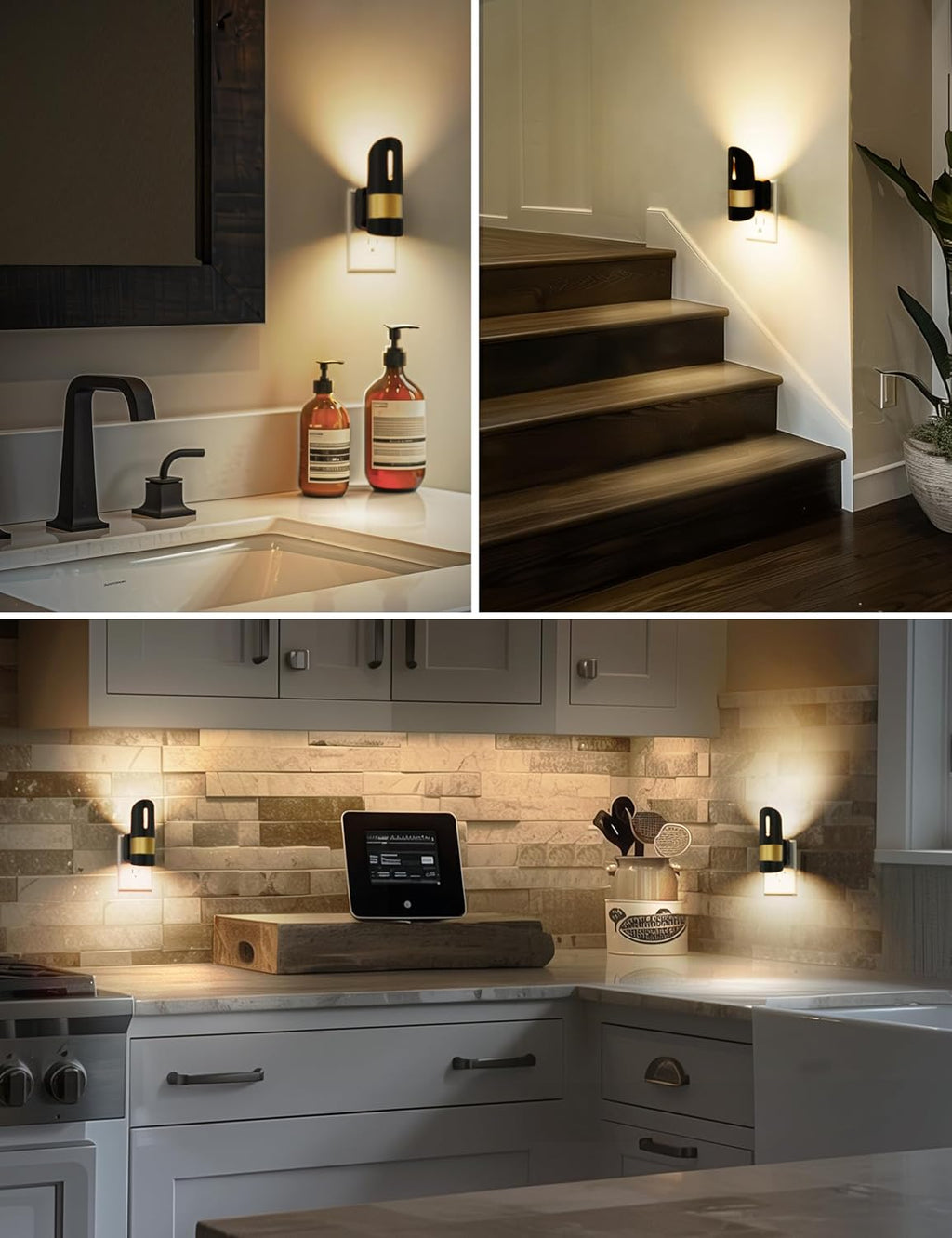 L LOHAS LED Night Light,Night Lights Plug into Wall, [2 Pack] Night Lights