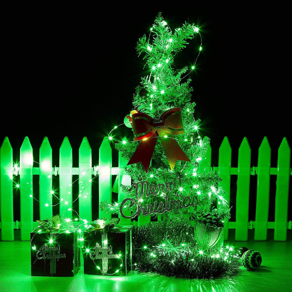Wine Bottle Lights with Cork, 6 Pack Battery Operated 15 LED Cork Shape Silver Wire Colorful Fairy Mini String Lights for DIY, Party, Decor, Christmas, Halloween,Wedding (Green)