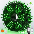 JMEXSUSS 500 LED Green Halloween Lights, 173ft Christmas Lights Plug in
