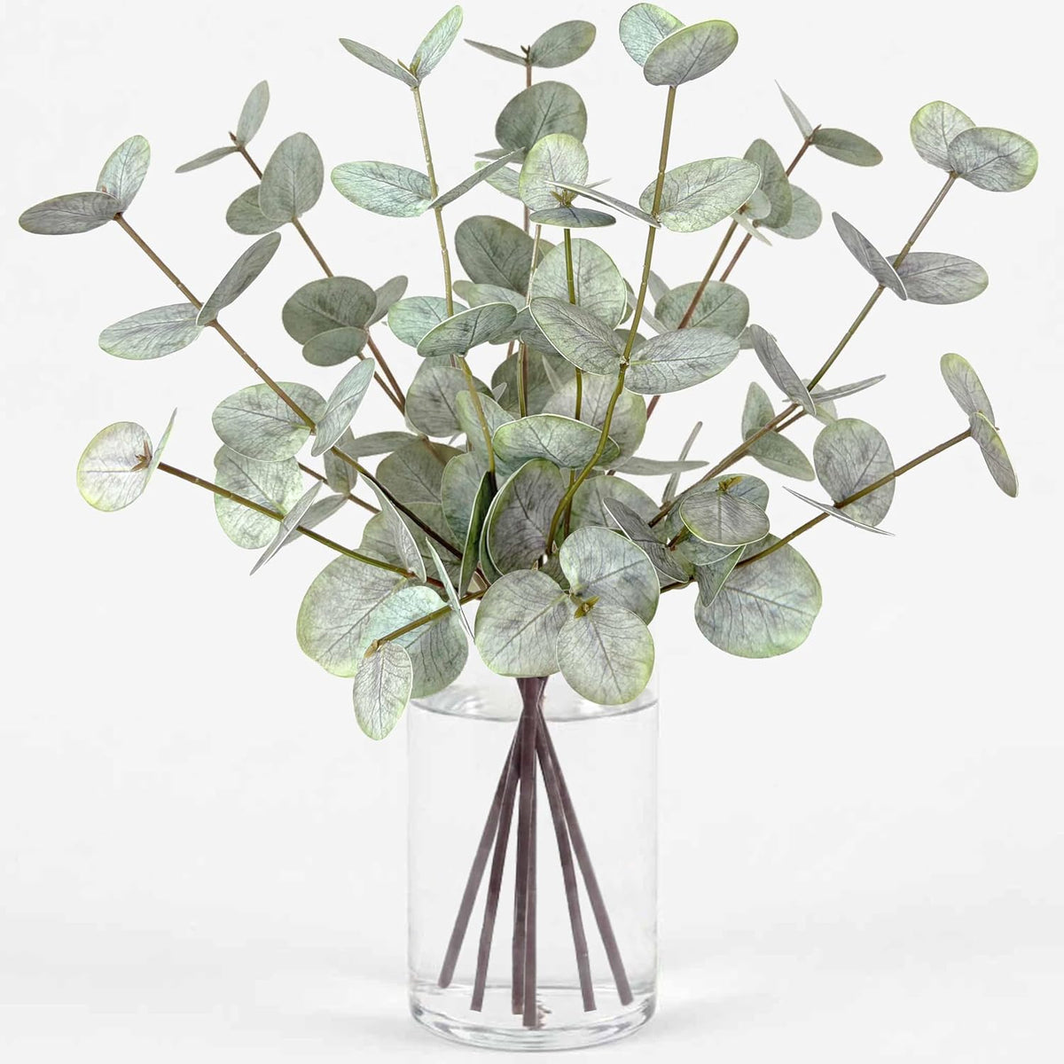 WEALD TRIBE 6PCS 19.2" Artificial Eucalyptus for Shower Stems Branches