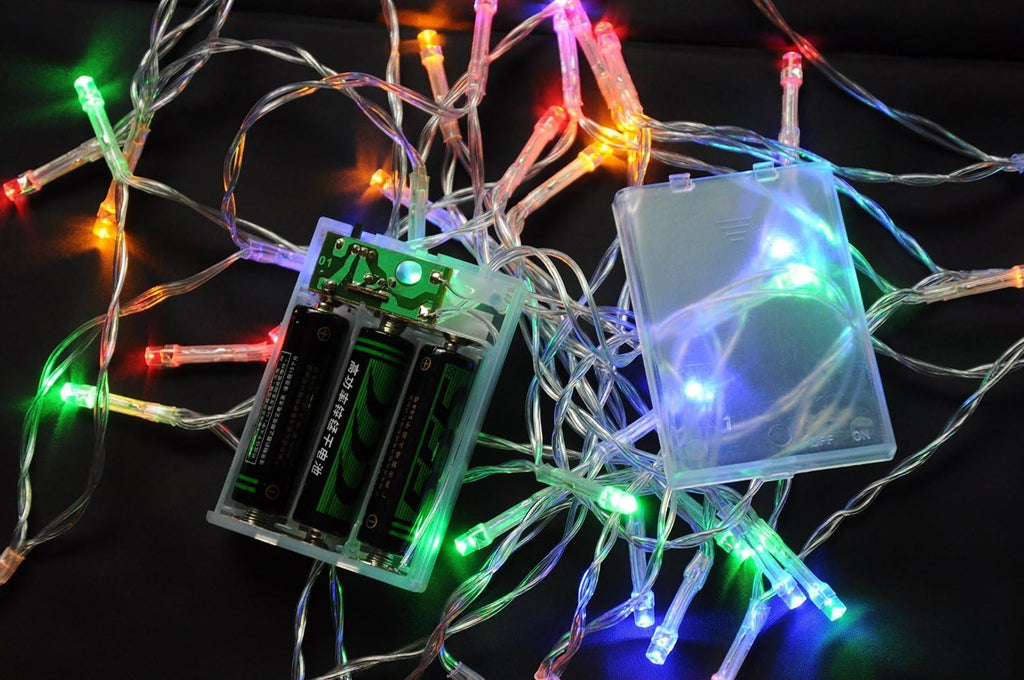 Karlling Battery Operated Christmas Lights, 13ft Multicolor Fairy Lights