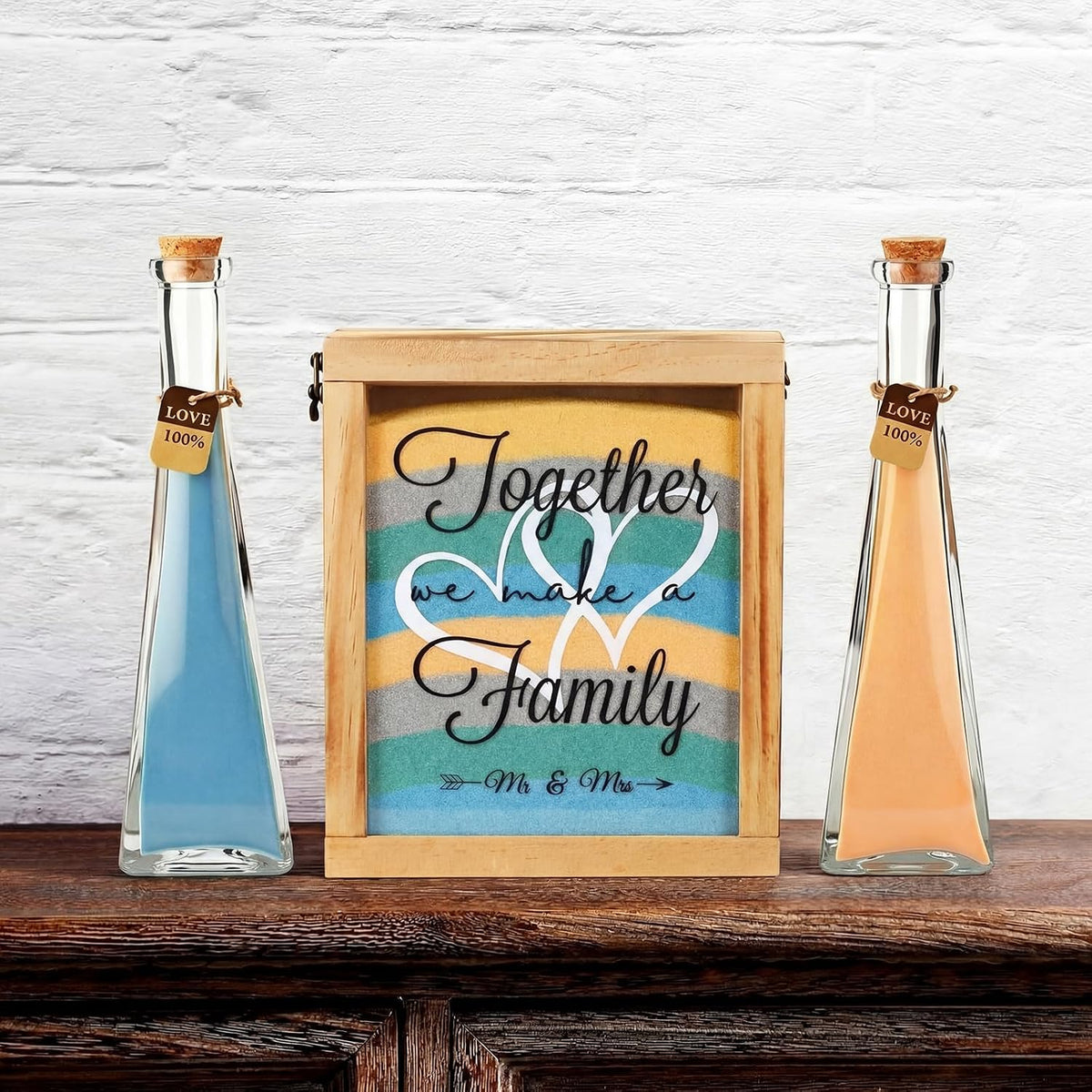 Blosssound Unity Sand for Wedding Ceremony Set, Colorful, Romantic