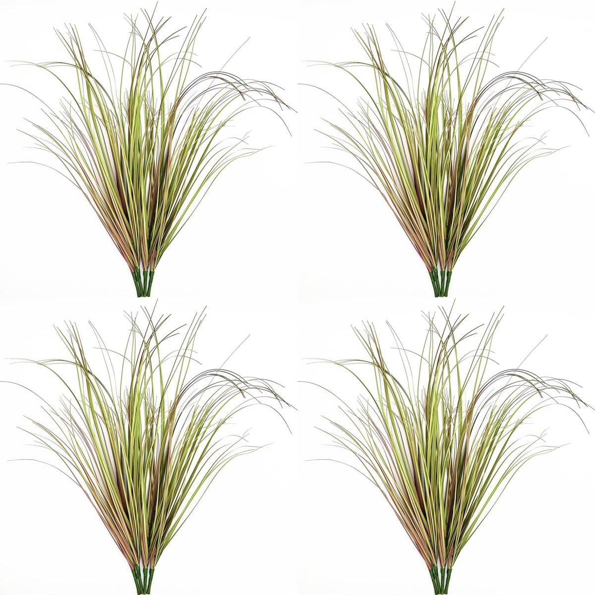 CATTREE Fake Wheat Grass Plants Artificial Greenery Tall Shrubs 16 Bundles, Outdoor Decor Faux Plastic Leaves Bushes for Indoor Office Garden Wedding Party Vase Filler DIY Decorations, Purple 16 Pcs