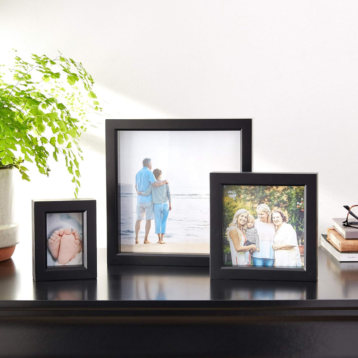 Lawrence Frames, Black, 5x5