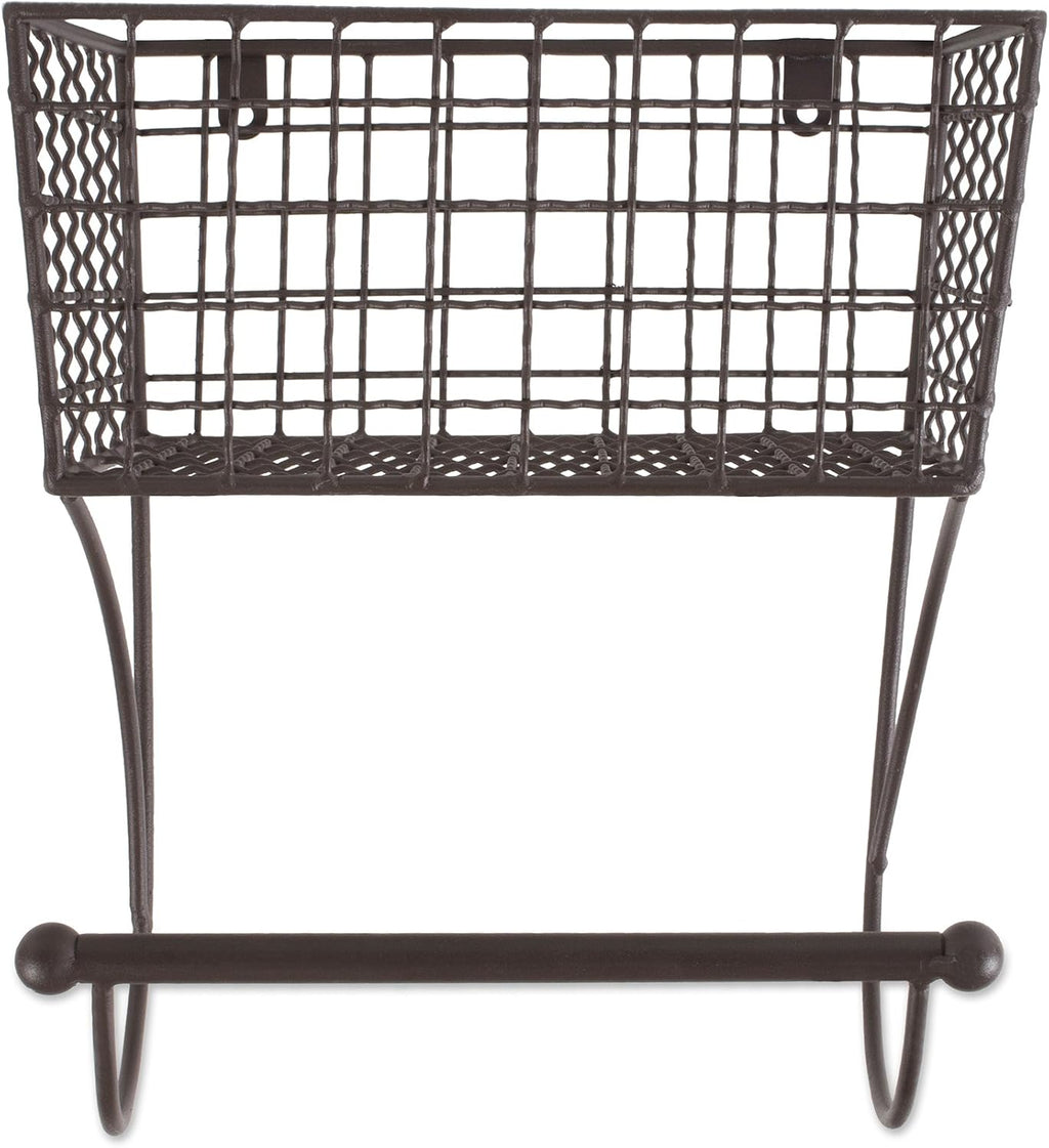DII Rustic Bathroom Décor, Metal Storage, Small Towel Bar, Rustic