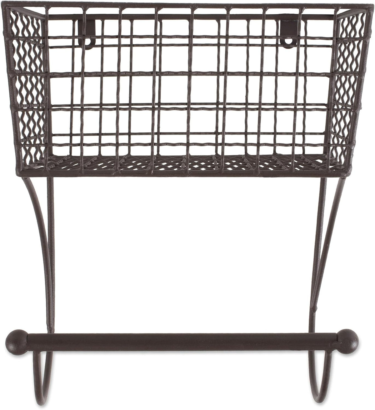 DII Rustic Bathroom Décor, Metal Storage, Small Towel Bar, Rustic