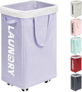Goodpcik 75L Rolling Laundry Hamper with Wheels, Laundry Hamper for Dorm