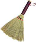 Small Wisk Brush Broom -Whisk Broom Handheld Brush Whisks Away Dust, Dirt & Debris Brush Hanger for Easy 11 Inch