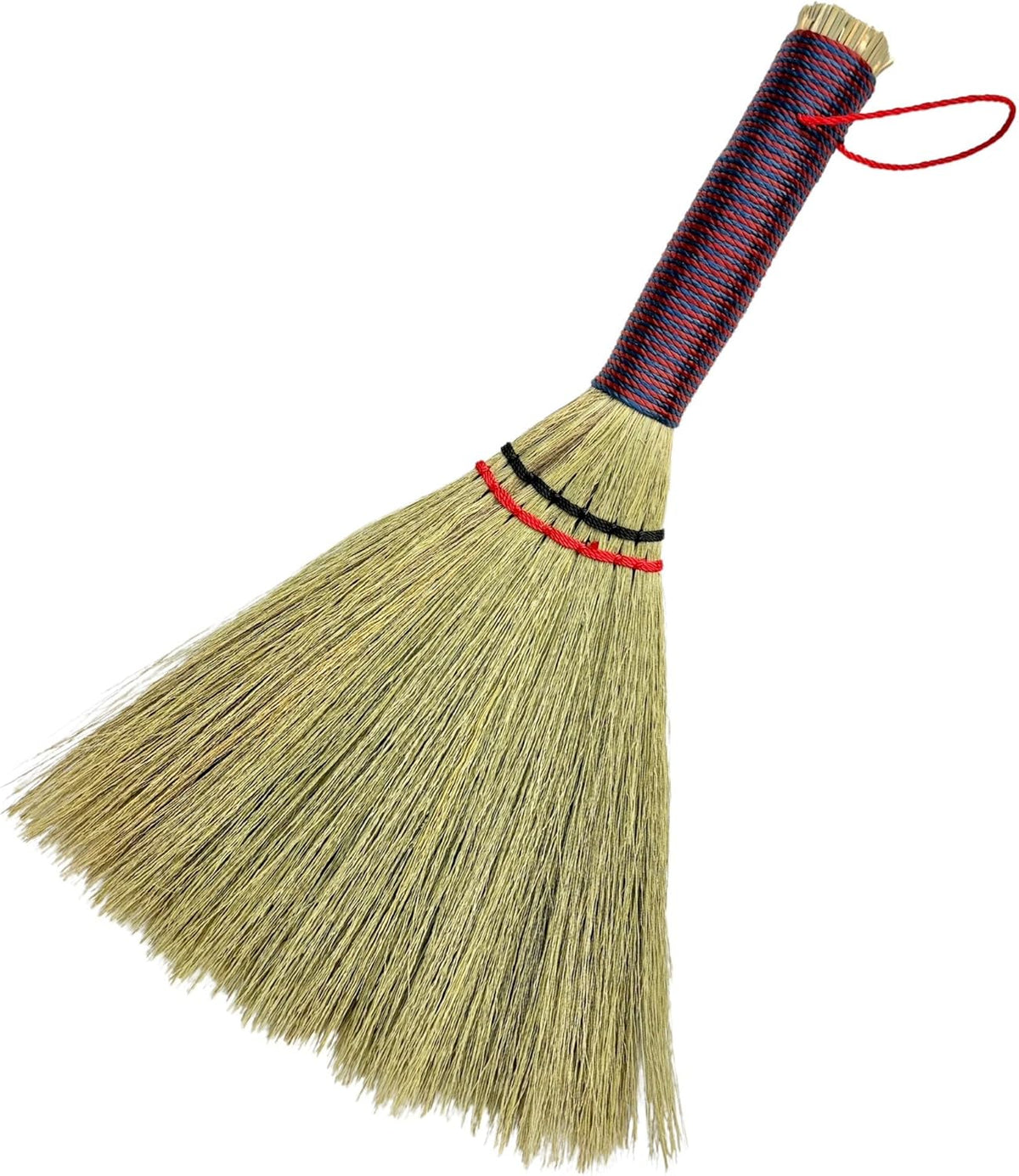 Small Wisk Brush Broom -Whisk Broom Handheld Brush Whisks Away Dust, Dirt & Debris Brush Hanger for Easy 11 Inch