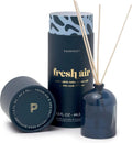 Paddywax Petite Reed Diffuser Set, Fresh Air, Navy, 1.5 oz