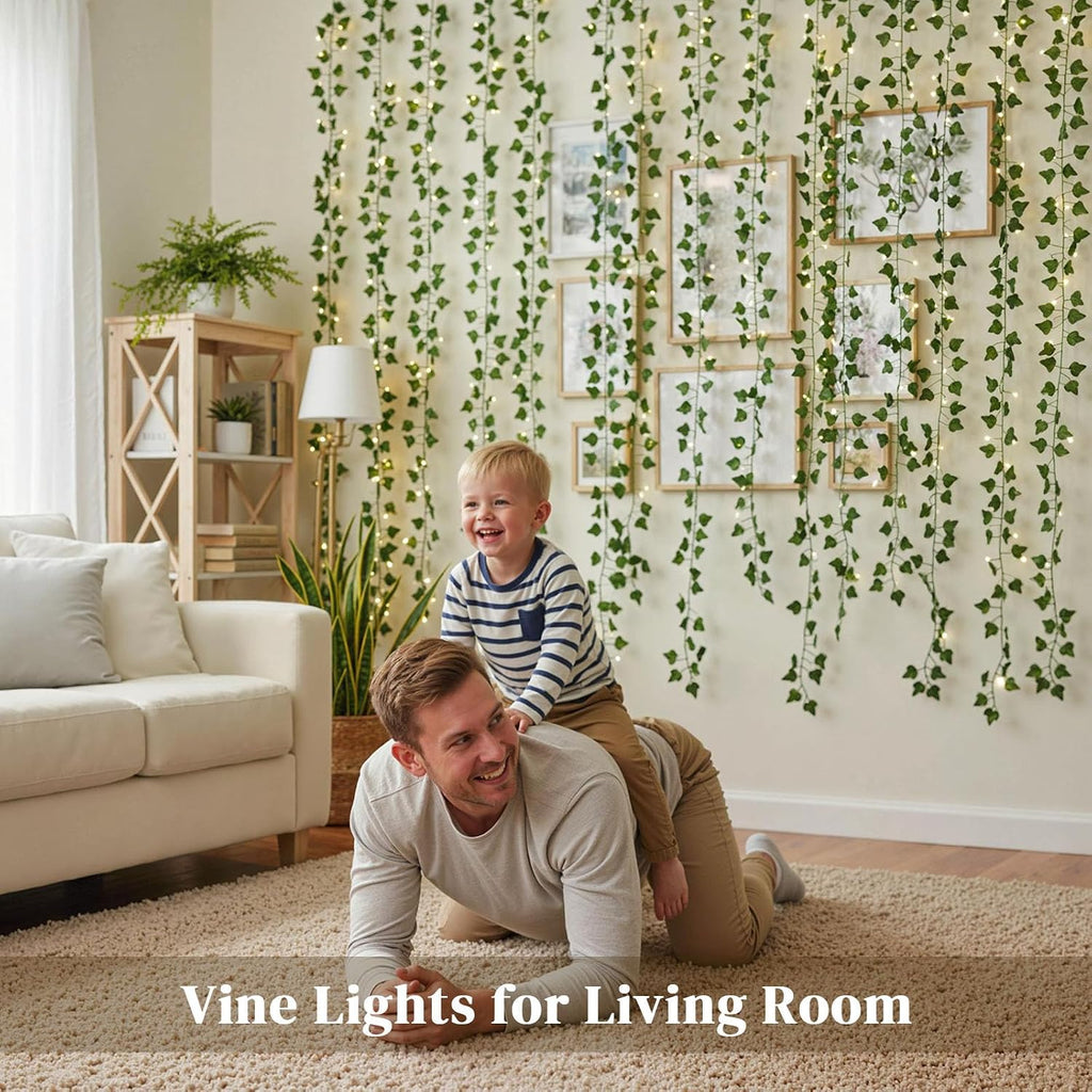 DomeStar Vine Lights, 300 LED Vines with Fairy Lights with Remote, Ambient