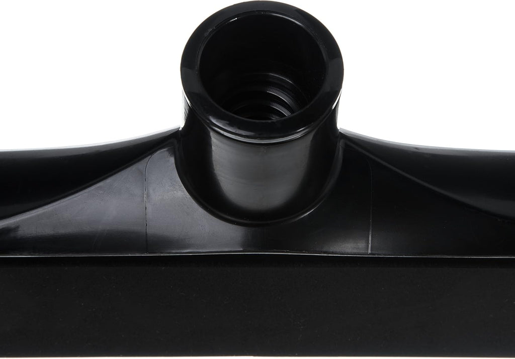 SPARTA 3656703 Plastic Floor Squeegee, Shower Squeegee, Heavy Duty Squeegee With Rubber Blade For Windows, Glass, Shower Doors, Floors, Windshields, 20 Inches, Black