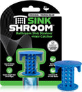 SinkShroom SSBLU988 Sink Drain Protector Hair Catcher/Strainer/Snare, Blue