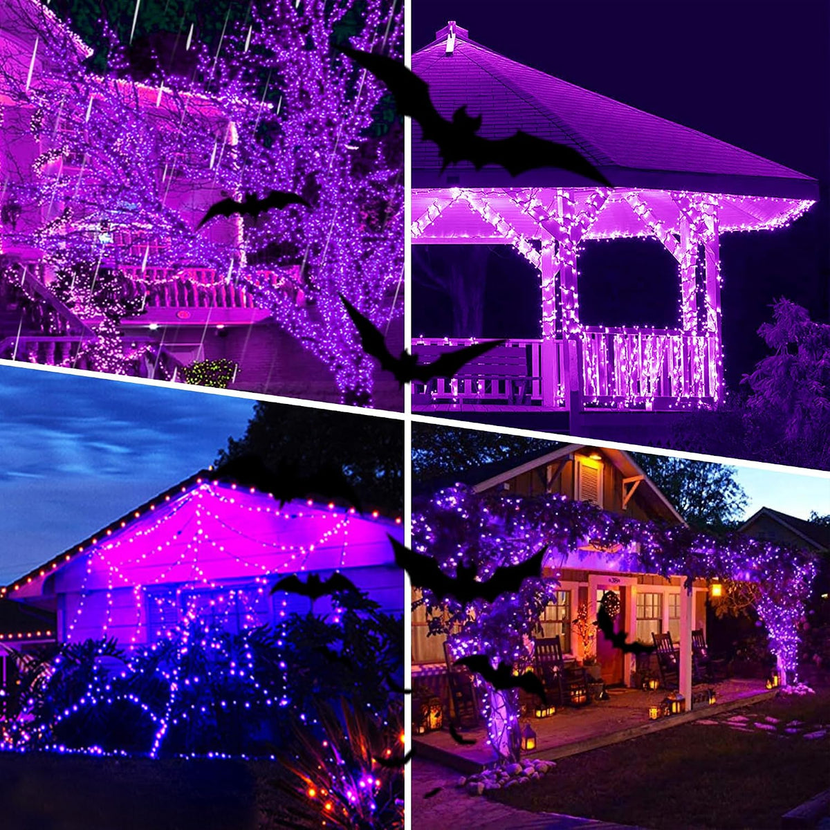 kemooie 300 LED Halloween Lights Waterproof, 99 FT String Lights with Timer