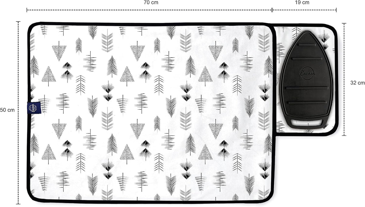 Encasa XO Ironing Mat for Table Top, Heat Resistant Pad, Small, 28"x20"