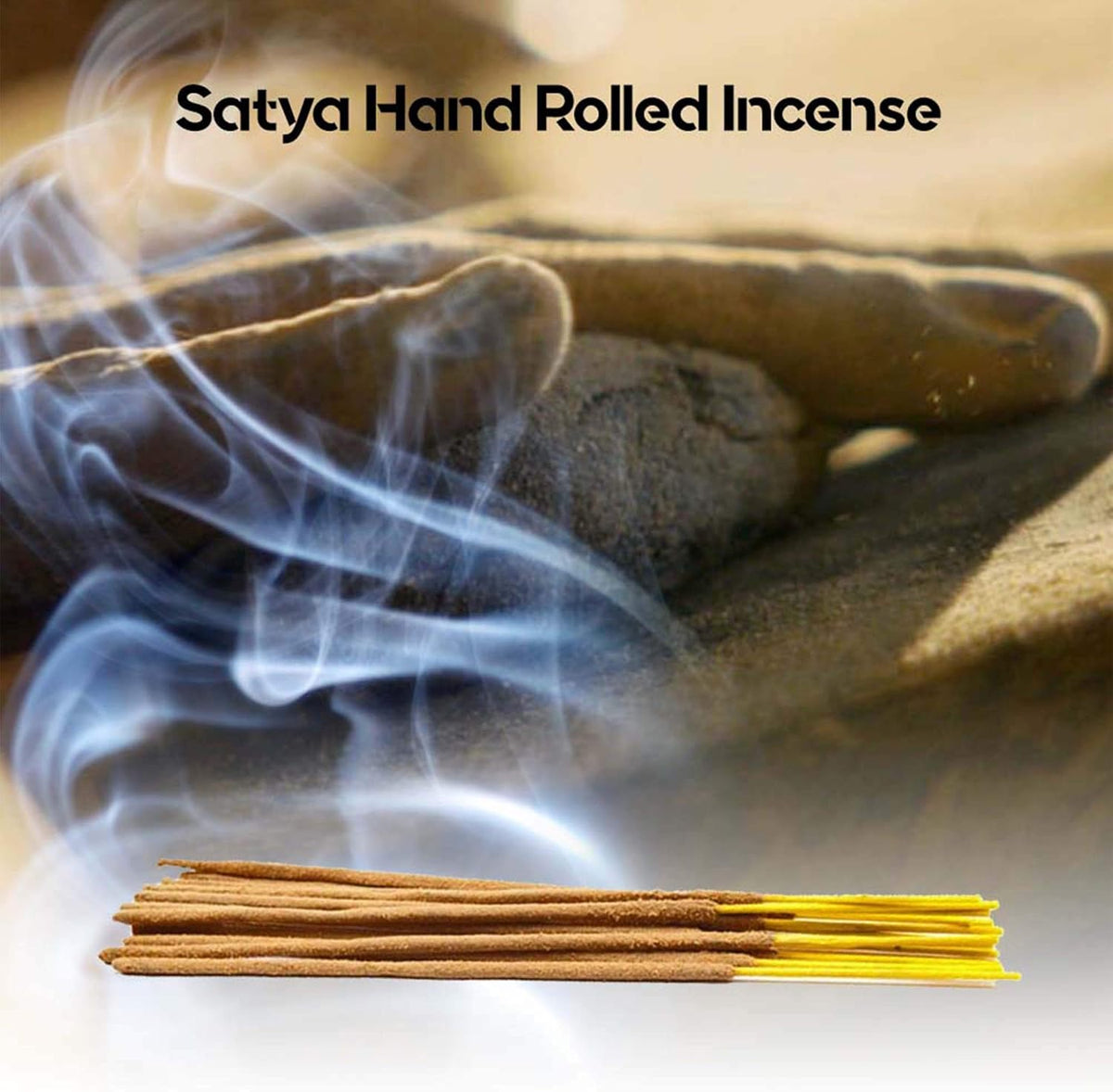 Nag Champa Incense Stick Packs - Hand Rolled & Non-Toxic - Perfect for Meditation and Yoga - Home Fragrance Gift Pack - 15g, Set of 12 Packs (Palo Santo)