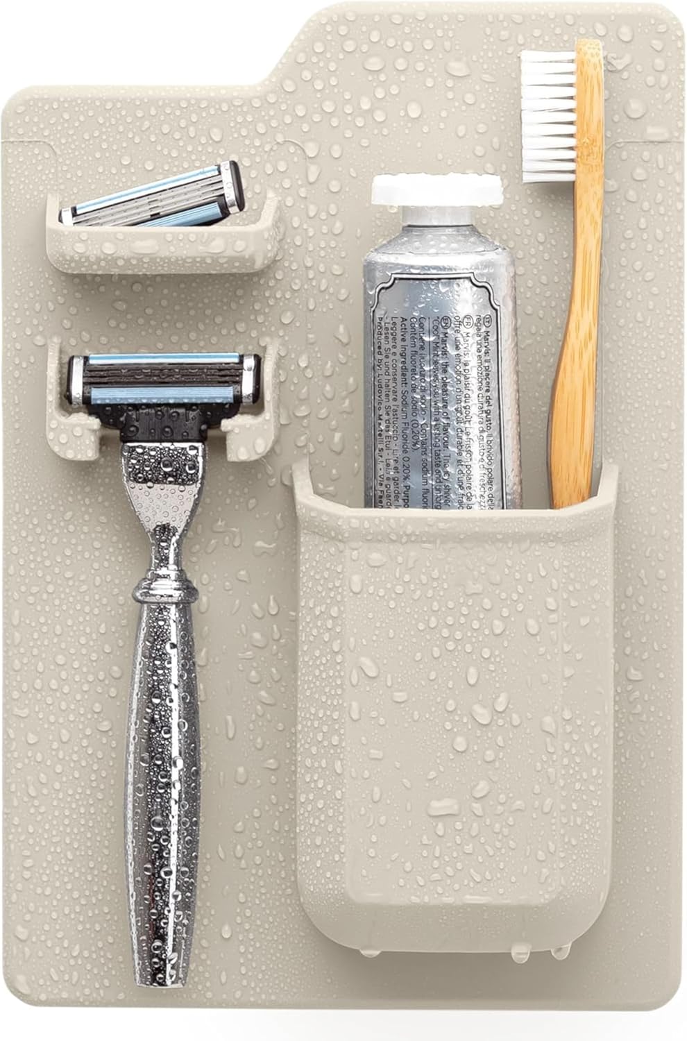 TOOLETRIES The Harvey Toothbrush & Razor Holder - Sand