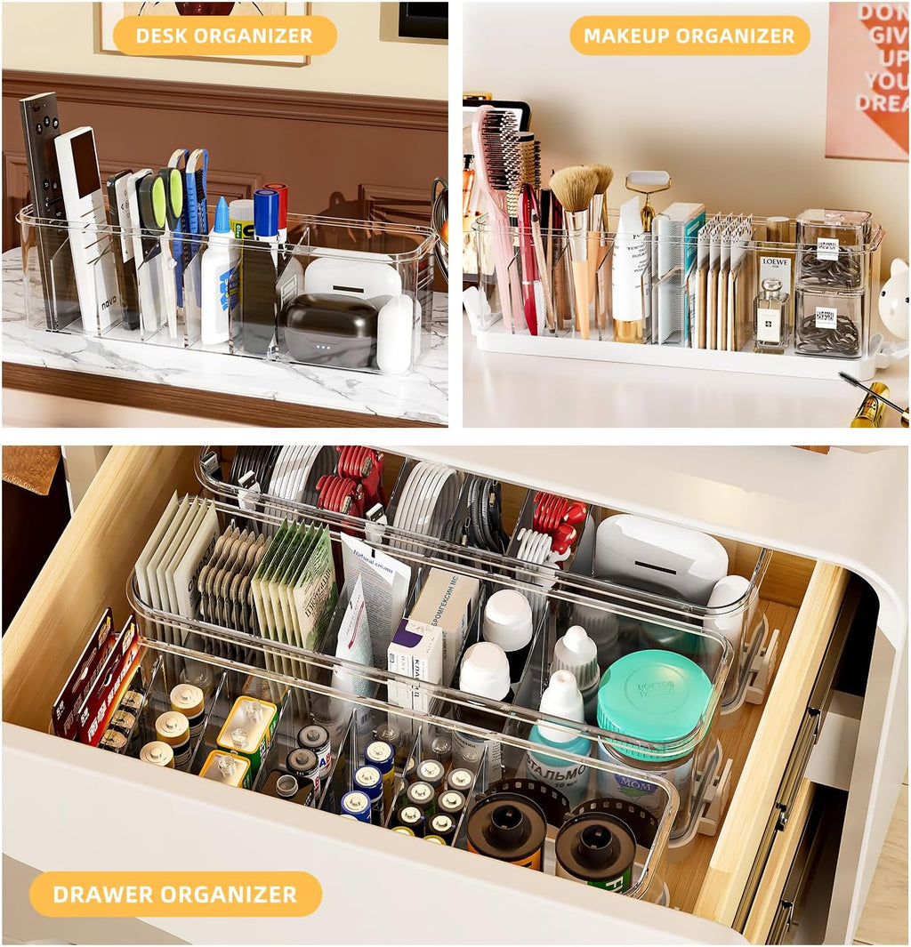 Desktop Charger Cord Storage Organizer Box Cable Organizer Box With Lid